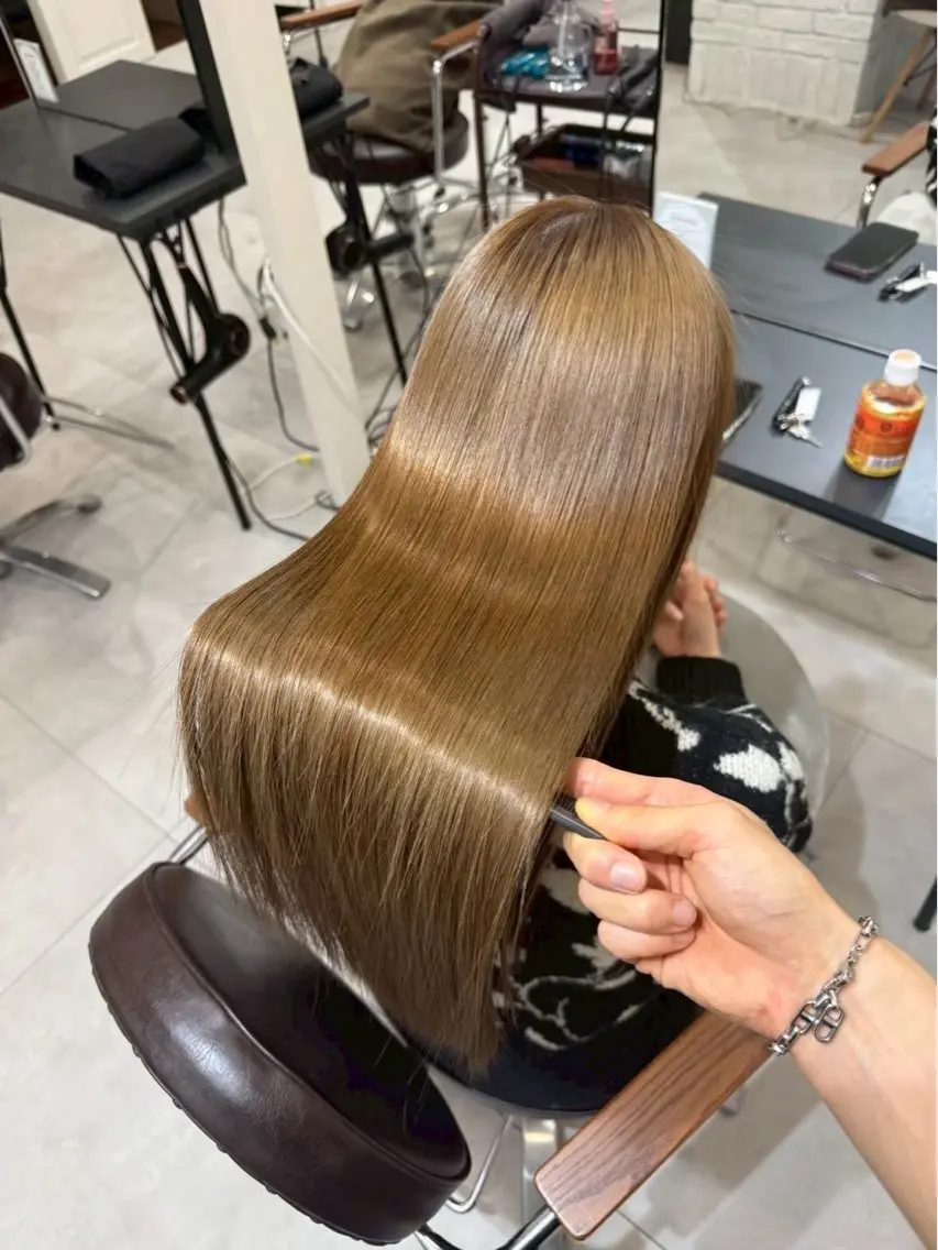 ロング 縮毛矯正🫧髪質改善 高原瑞輝のヘアスタイル