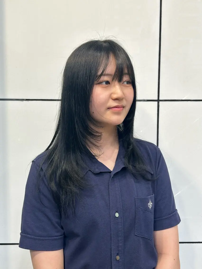 ロング カラー ブリーチ ケアブリーチ デザインカラー ダブルカラー イヤリングカラー ユウ✩.*˚/メンズ 特化/シャドウパーマのヘアスタイル