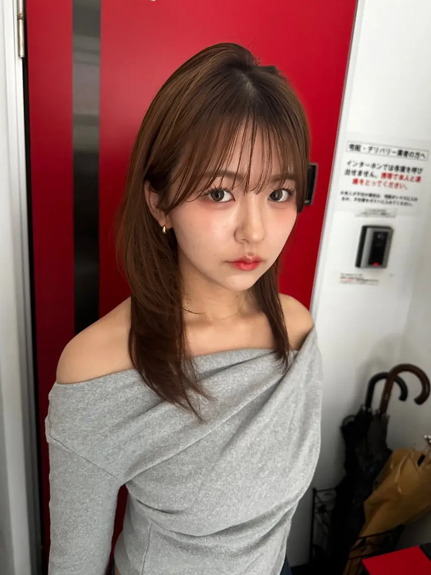 ロング 盛れるレイヤー/ 顔周り🎀瑠輝のヘアスタイル