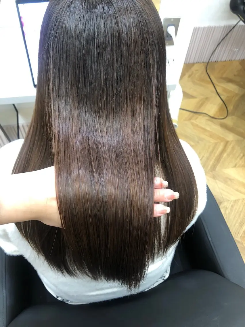 セミロング 髪質改善 トリートメント 髪質改善/艶髪💎 ウエキ リカのヘアスタイル