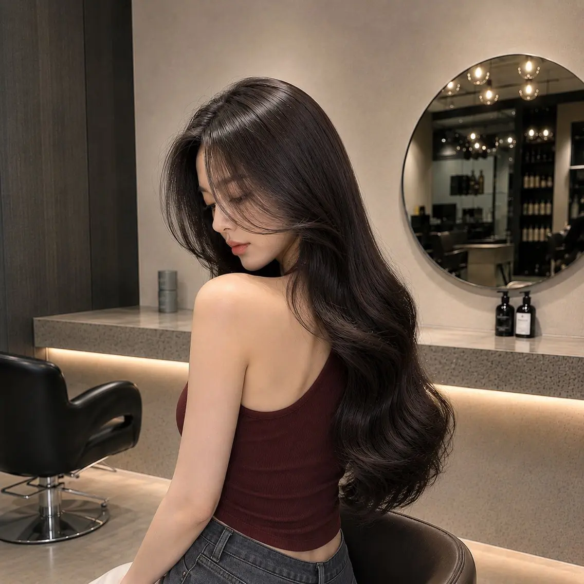 ロング 髪質改善 レイヤーカット カット ヘアカラー トリートメント 髪質改善×レイヤー 特化増原優斗のヘアスタイル