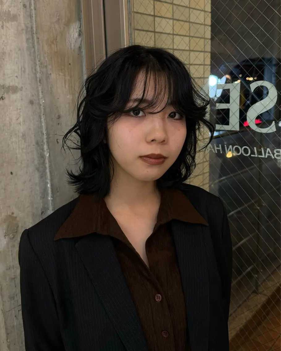 カラー 黒髪 カットモデル募集 suzUkaのヘアスタイル