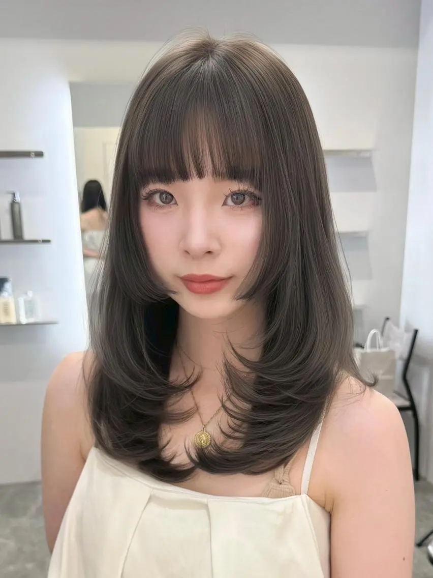 【ミニモ学割U24👩🎓】カット+カラー+3stepトリートメント5000🩶の写真