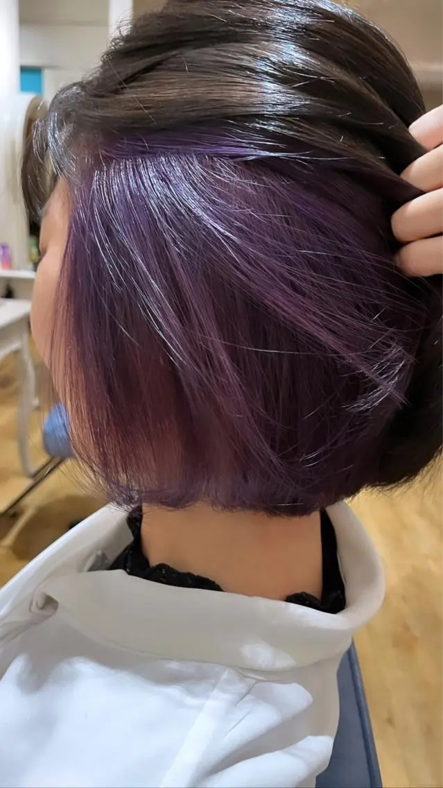 ダブルカラー(インナー・ハイライト)の写真