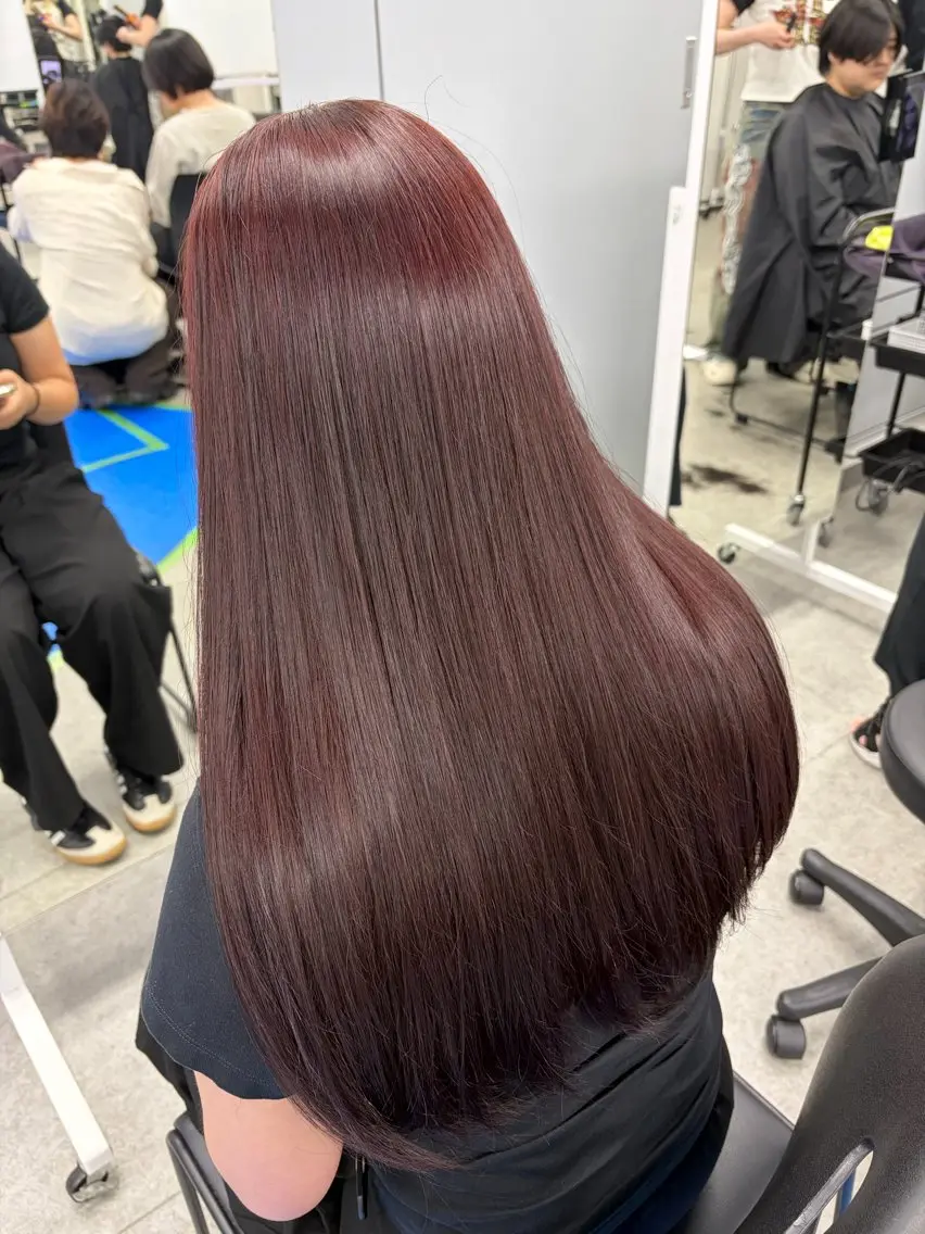 ロング カラー ヘアアレンジ ヘアカラー ヘアセット 🌈くれは🎨デザイ ン🌟ダメージレスのヘアスタイル