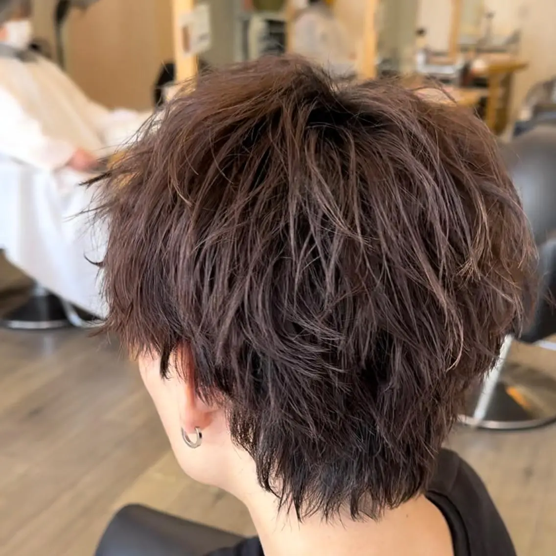 ショート ショートヘア ウルフカット 北村 勇樹のヘアスタイル