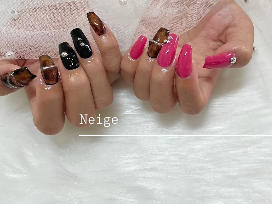 ネイル ハンドネイル Neige‪𓂃ai ＊梅津 / 松尾のネイルデザイン
