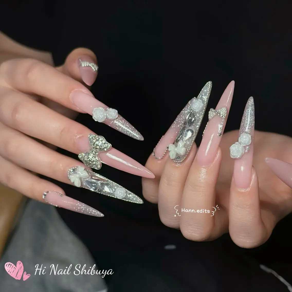 ロング ハンドネイル Hi Nail Shibuyaのネイルデザイン