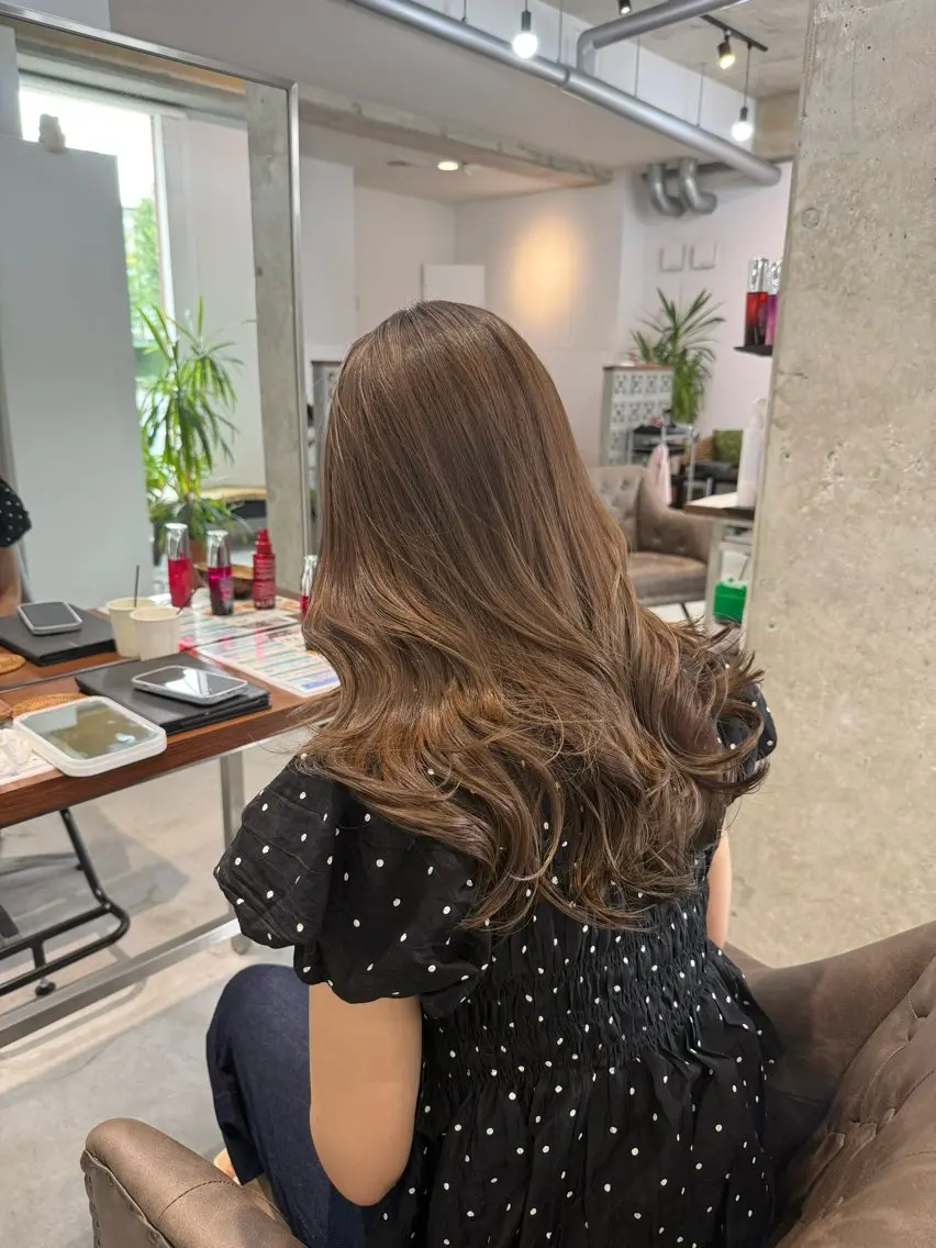 セミロング カラー カット ヘアカラー カイリ /レイヤーカットのヘアスタイル
