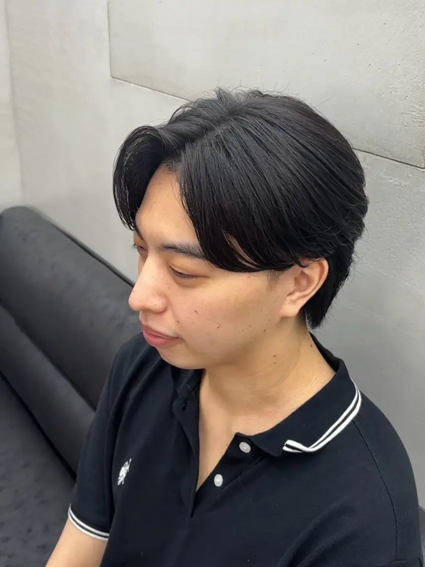 ミディアム カット メンズ特化/カット パーマ/あこのヘアスタイル