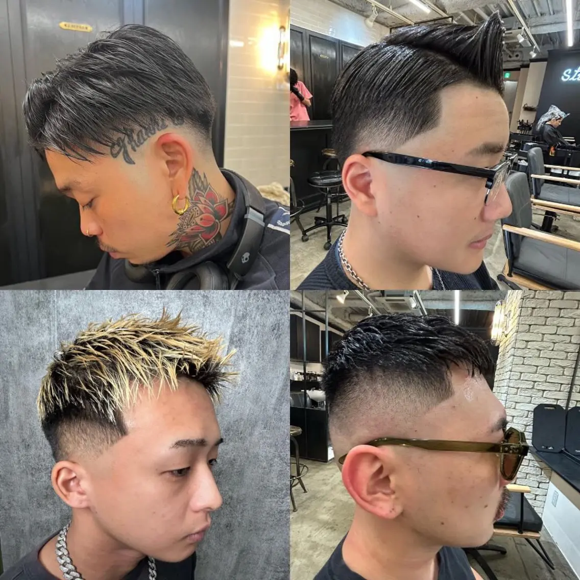 ショート メンズ フェードカット 刈り上げ lana hair 新宿/髪質改善のヘアスタイル