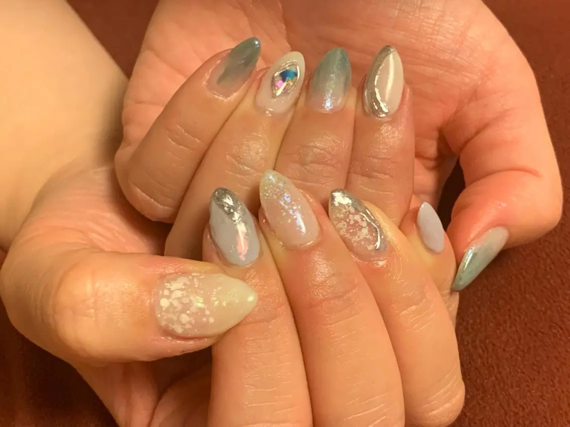 ネイル unfi ocean 川上のネイルデザイン