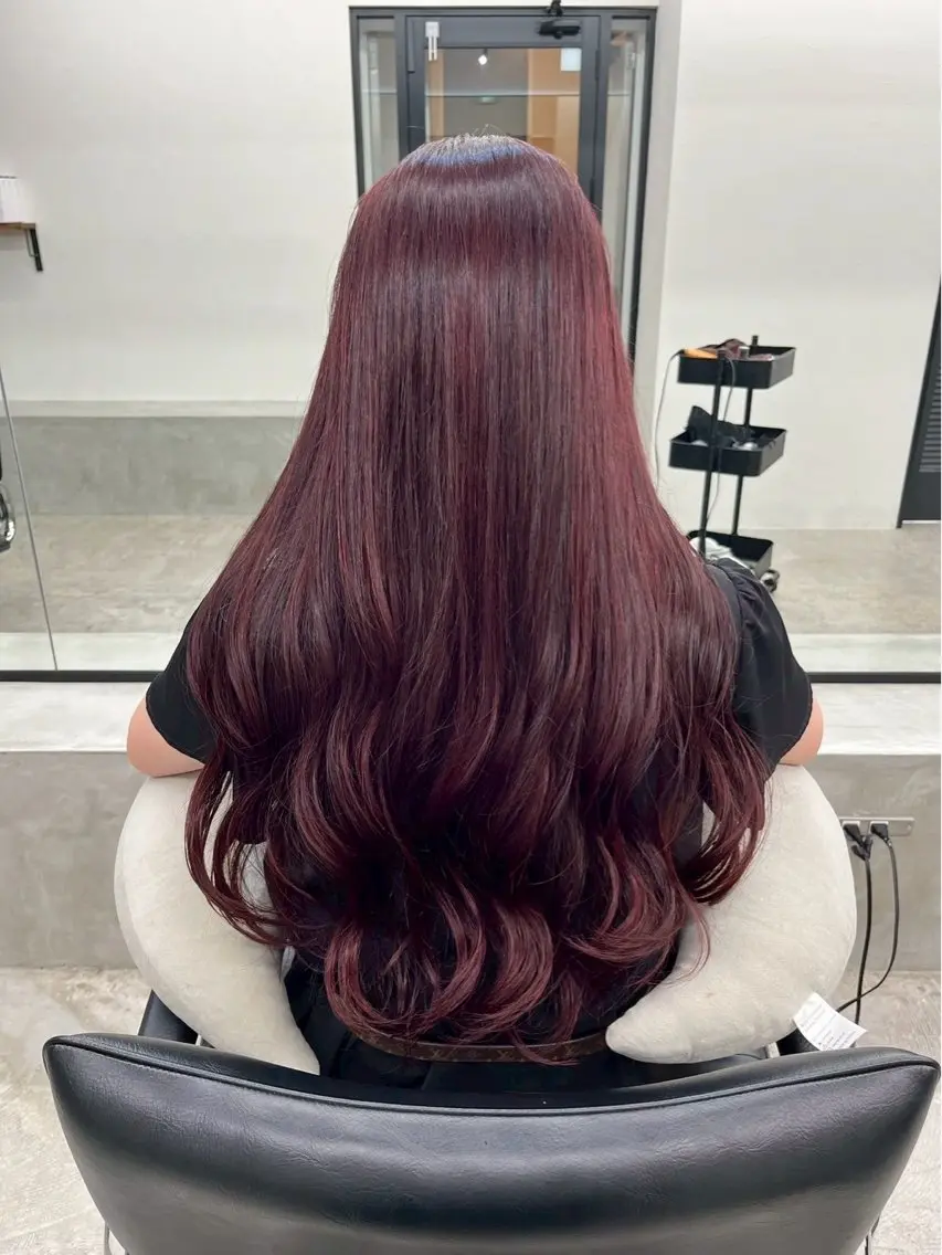ロング カラー ヘアカラー 🎀うる艶モテ髪🎀 透明感/ユナのヘアスタイル