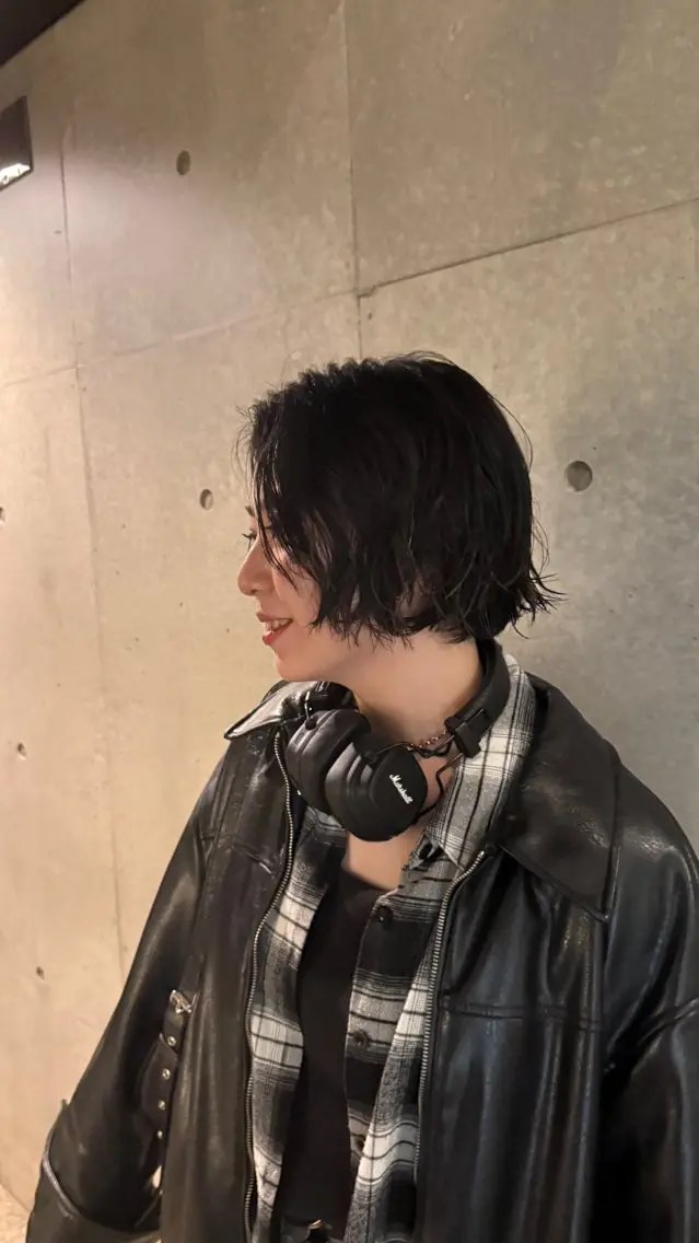 ミディアム パーマ ミディアムパーマ ボブ カット パーマ メンズパーマ／ボブ 星本広海のヘアスタイル