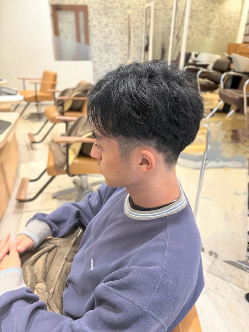 メンズ カット U24✨️0円モデル 🎀藤村音寧🎀のヘアスタイル