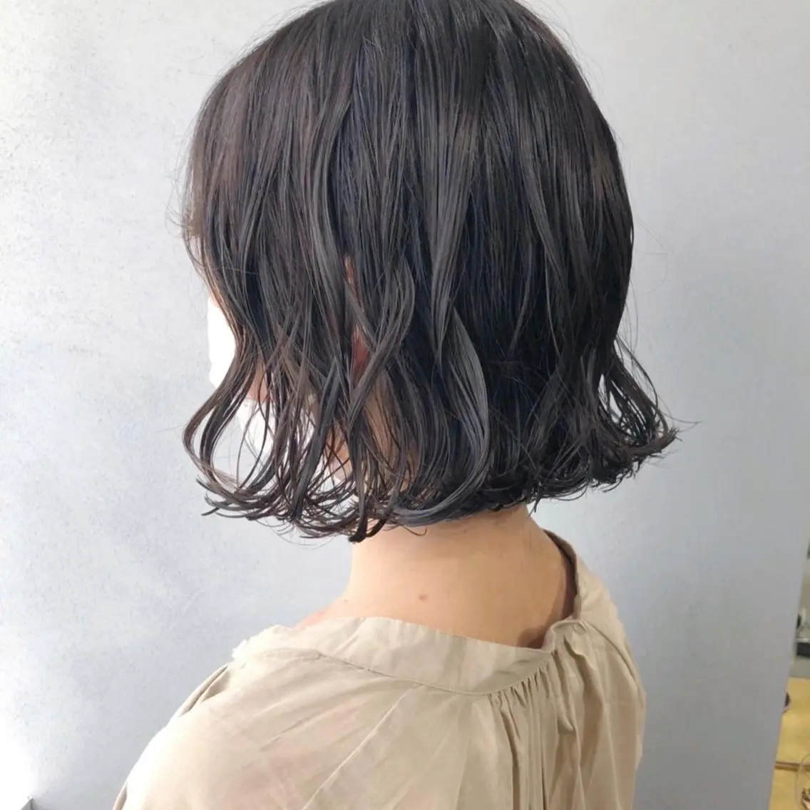 パーマ カット パーマ トリートメント ボブパーマコテ巻き風 パーマNo1深江秀平のヘアスタイル
