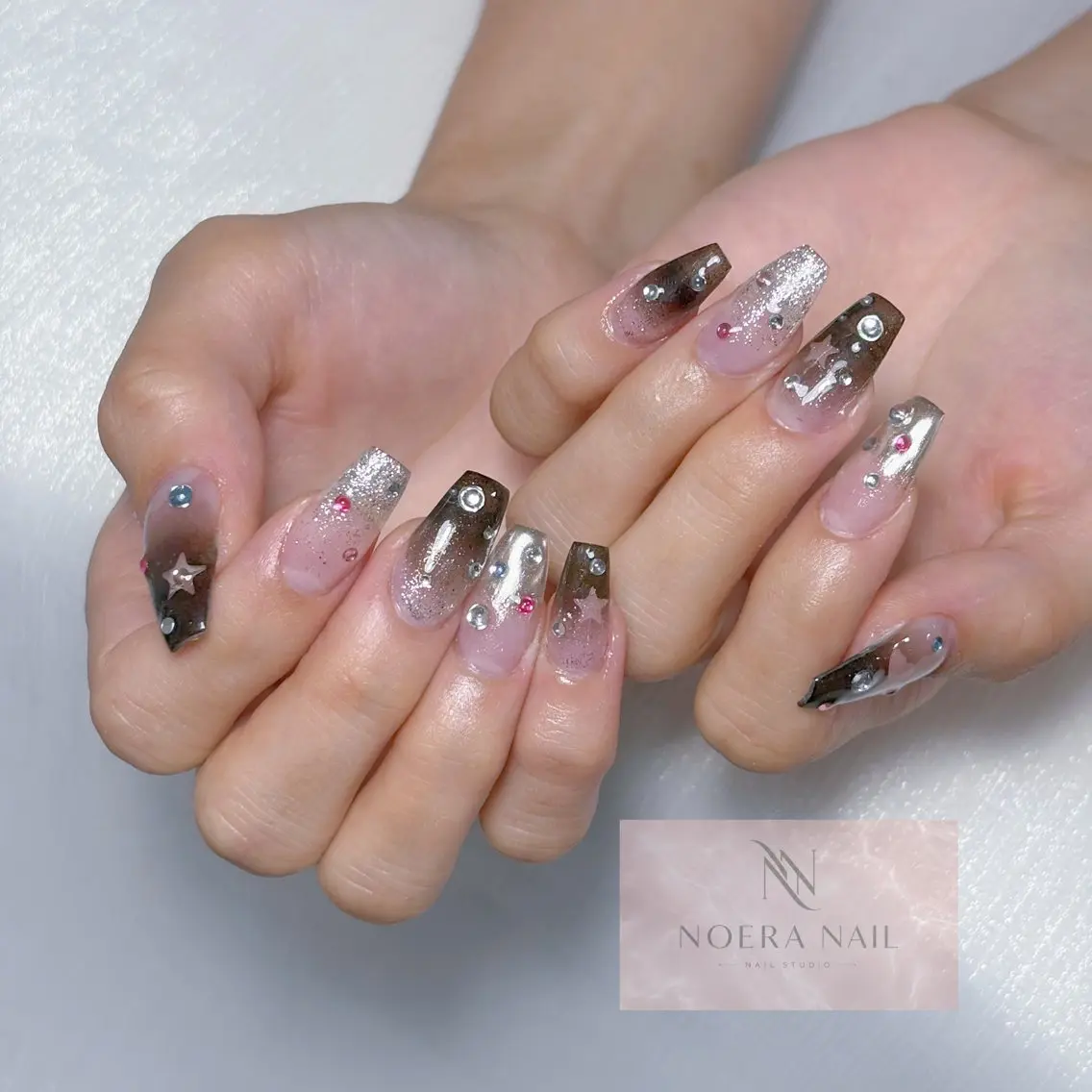 ネイル ハンドネイル ハンドケア NOERA NAIL チップ長さ出し大塚店のネイルデザイン