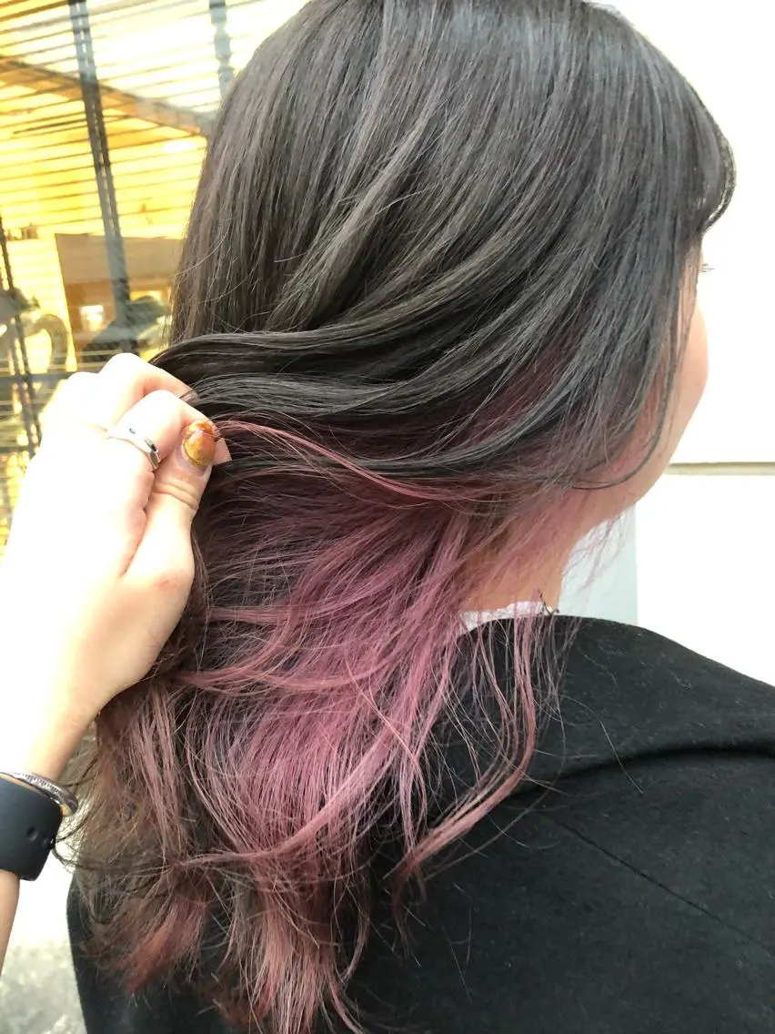 【ミニモ限定⭐️】インナーカラーのみ(ブリーチ込み)🌈の写真