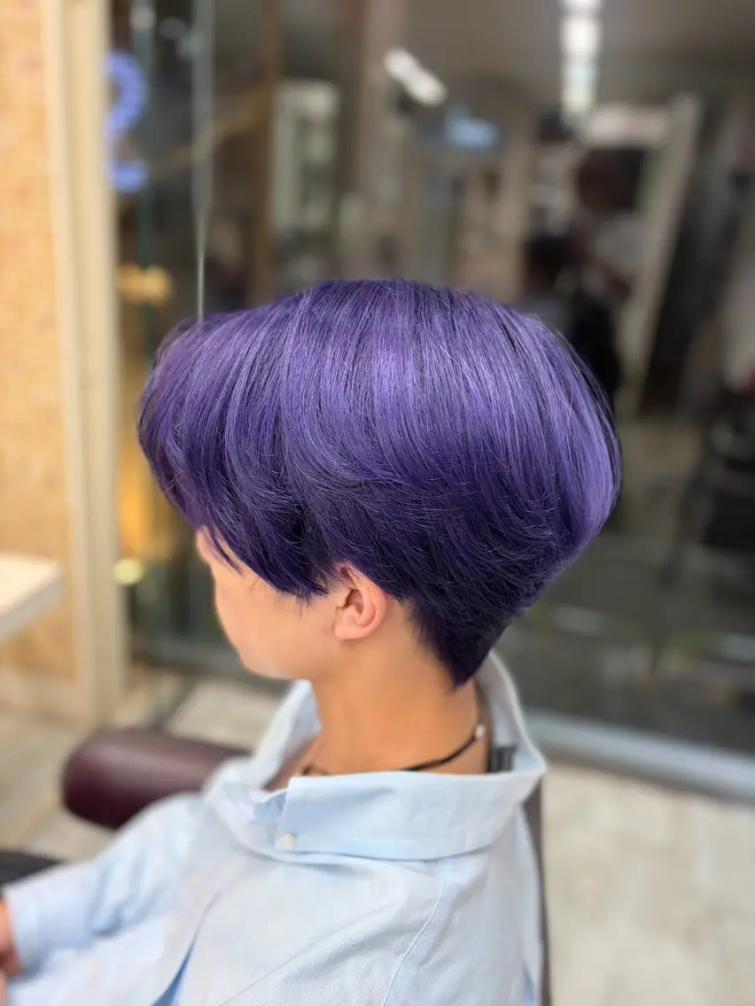 メンズ ヘアカラー サイトウ タクトのヘアスタイル