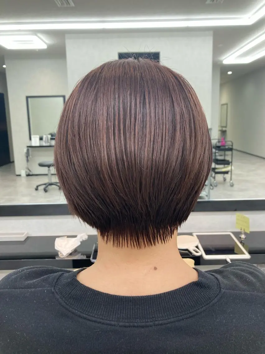 ✨イルミナカラー+カット+トリートメント✨専用の3stepトリートメントでうる艶カラーに!白髪染めも可、SB込みの写真