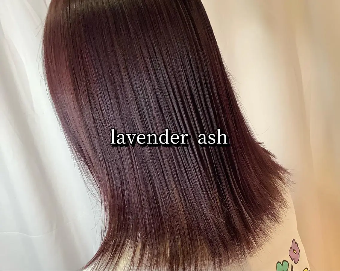 カラー アッシュ ハイライトカラー ラベンダーカラー ラベンダーアッシュ 稲田 全将のヘアスタイル