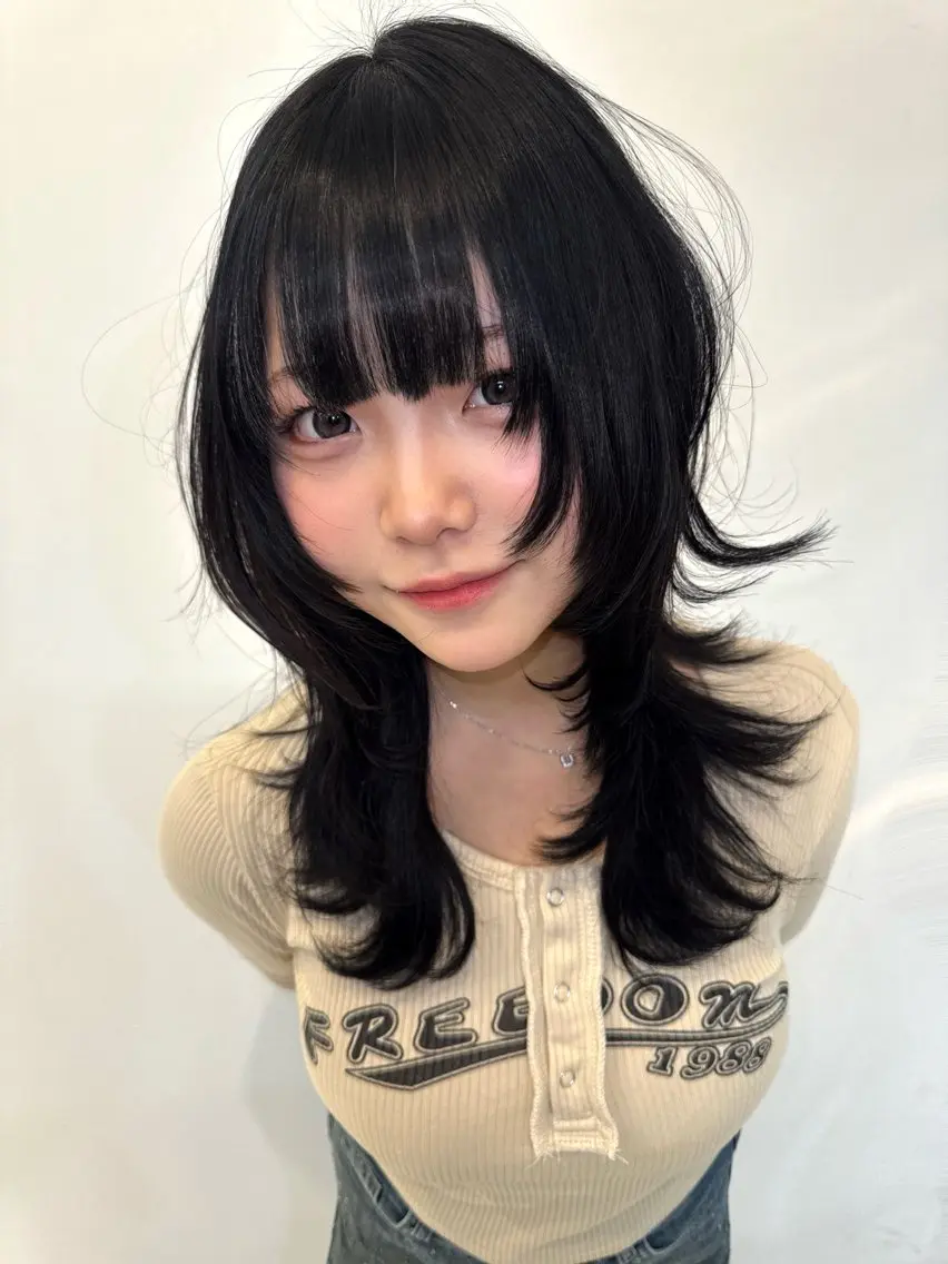 ロング カット トリートメント 【ロングウルフカット 姫カット】伊藤裕哉のヘアスタイル