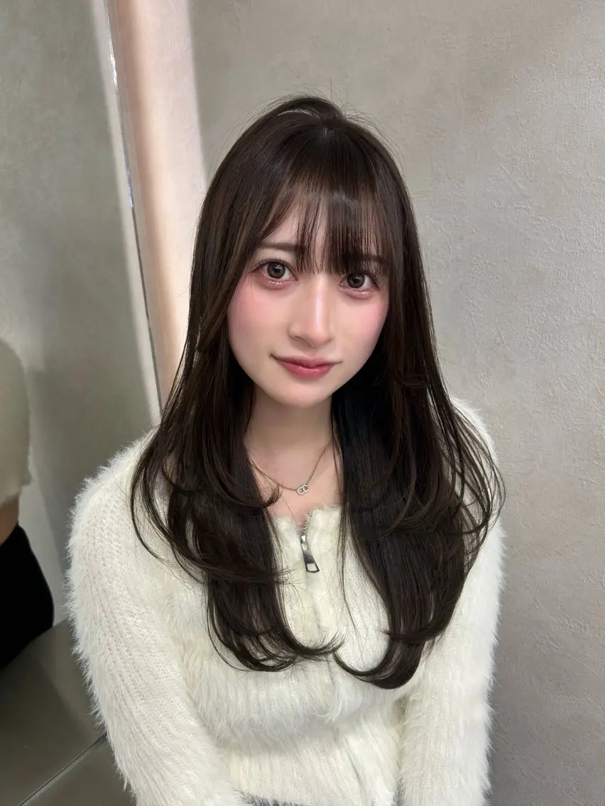 カラー ヘアカラー トリートメント ANRI🎀 福岡美容師/韓国🎀のヘアスタイル