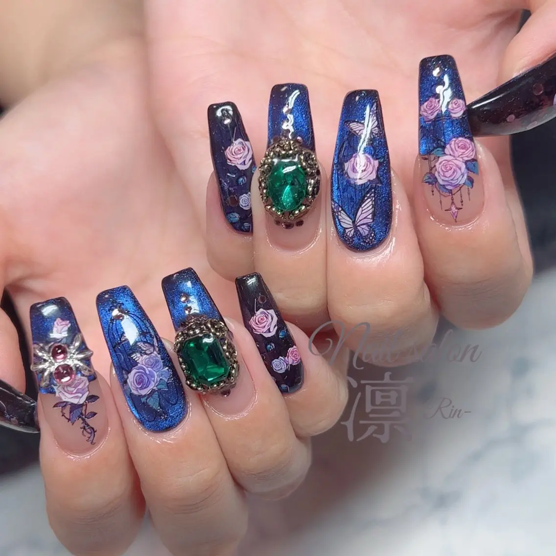 ネイル 持ち込み private salon凛のネイルデザイン