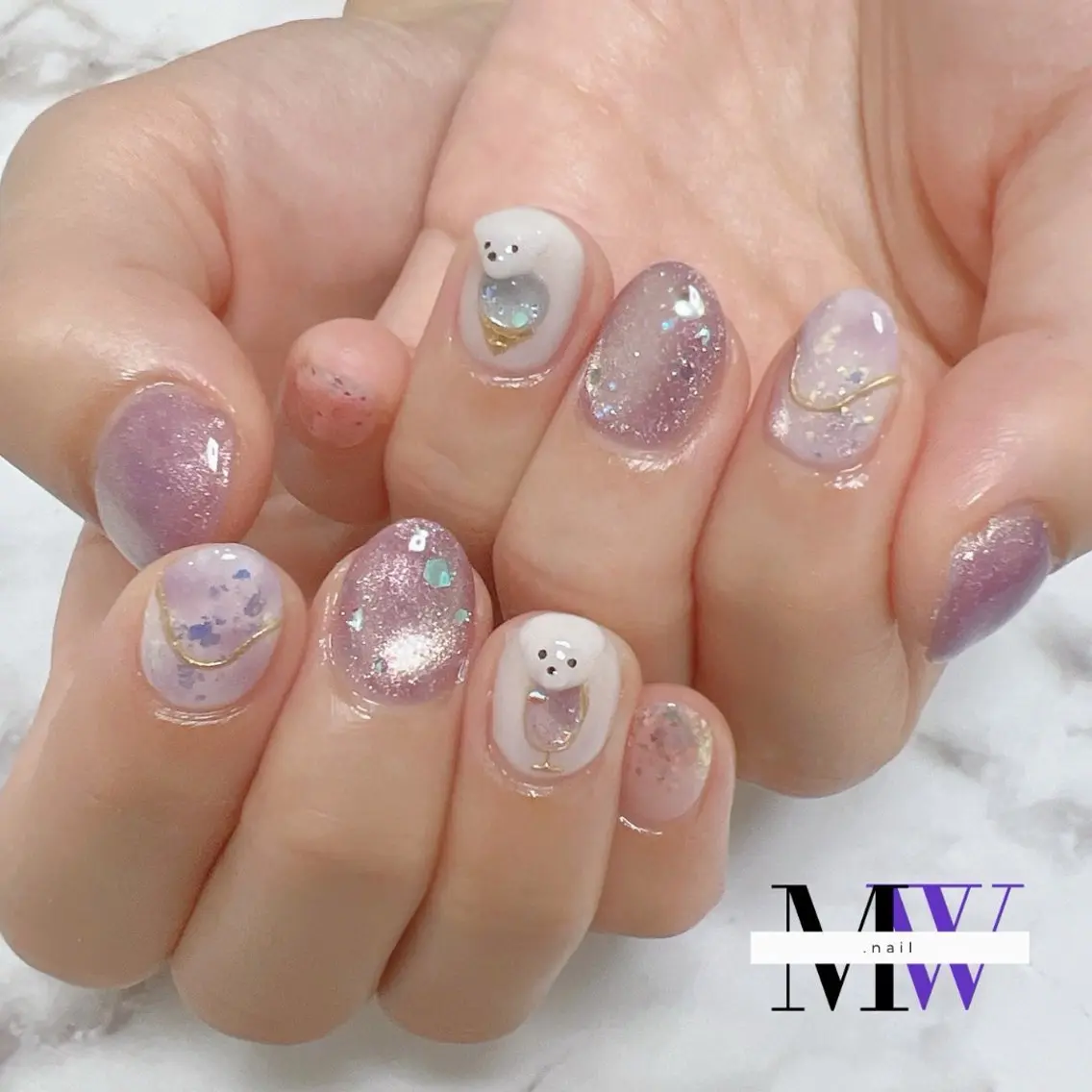 ネイル ハンドネイル MW .nailのネイルデザイン