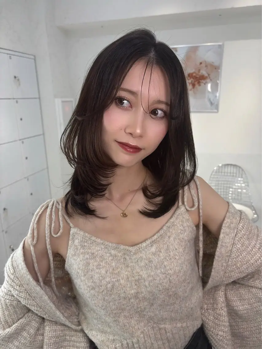 ミディアム ヘアカラー トリートメント 🫧うるツヤカラー/ cocono🫧のヘアスタイル