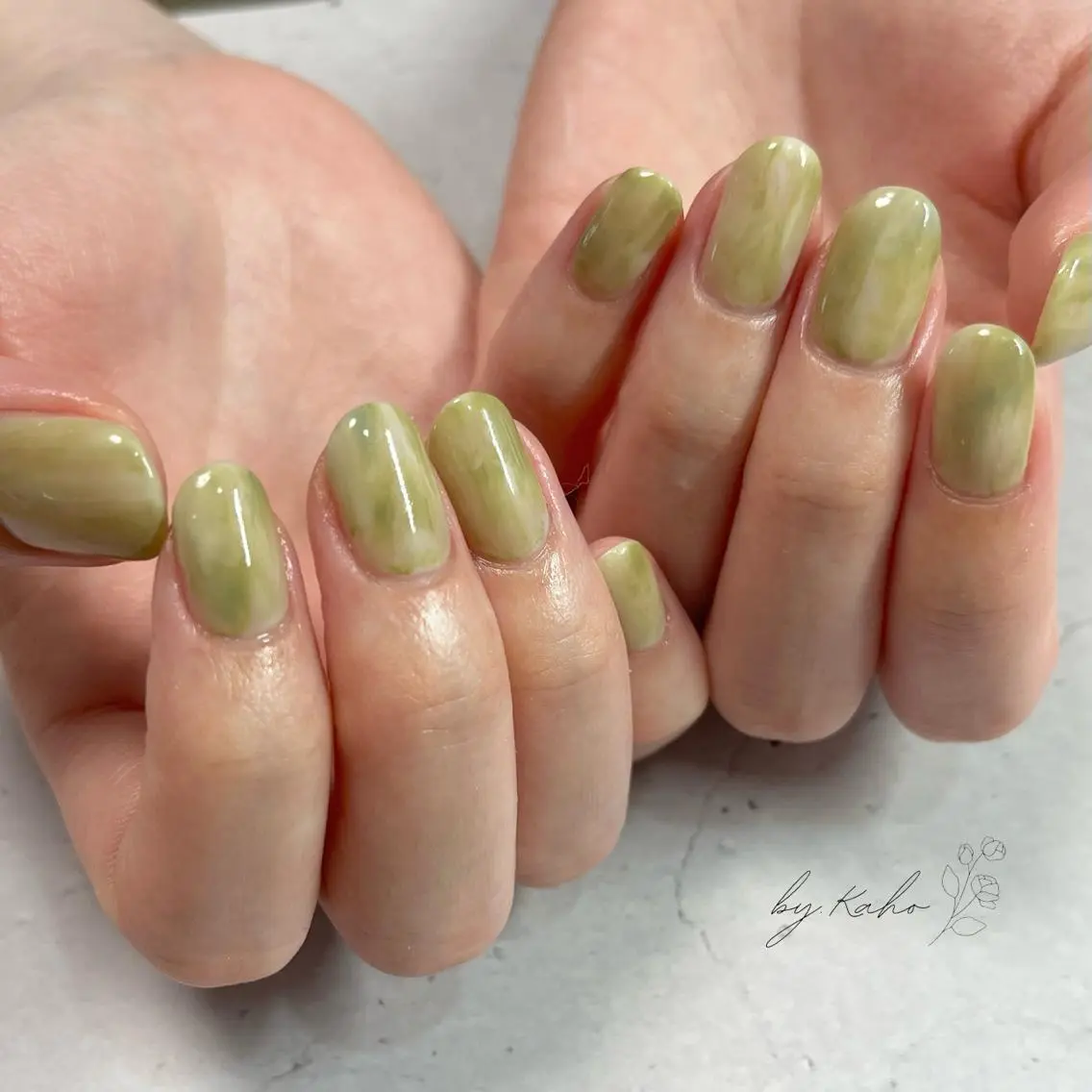 ネイル アートネイル ワンカラーネイル NAiL by.kahoのネイルデザイン