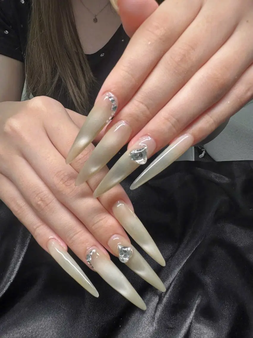 ネイル アートネイル フレンチネイル ジェルネイル 韓国ネイル マグネットネイル HAPPI NAIL 大国町のネイルデザイン