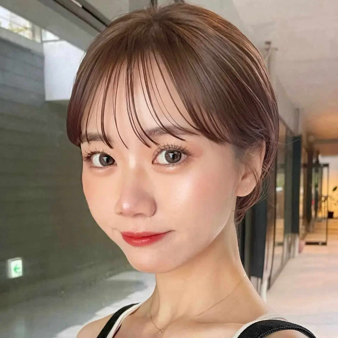 ショート ヘアアレンジ 暖色/レイヤー/ショ ート/hana🌸のヘアスタイル