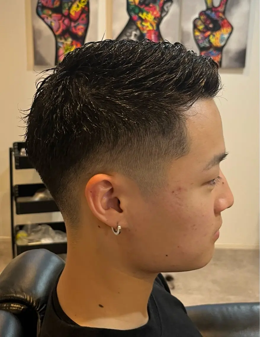 ショート メンズ フェードカット ✂︎理美容師 こうま✂︎の眉毛・アイブロウイメージ
