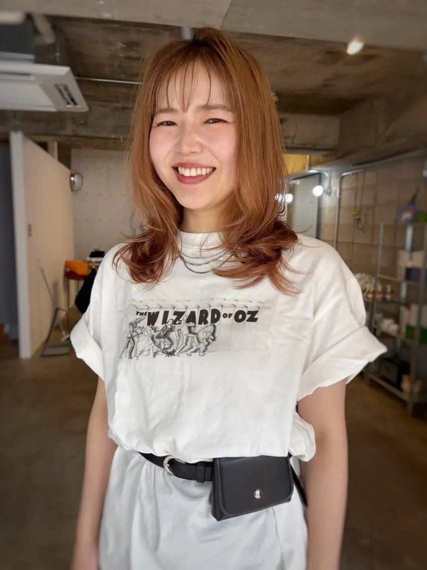 セミロング レイヤーカット カット Tuco 佐良のヘアスタイル