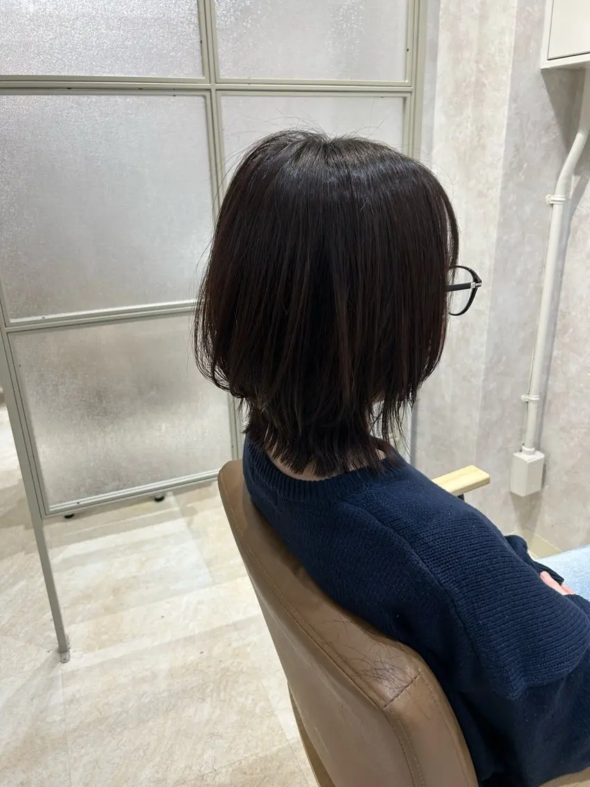 ミディアム カラー カット ヘアカラー トリートメント ヘアセット 💙まこと💙艶 カラー(Rico)のヘアスタイル