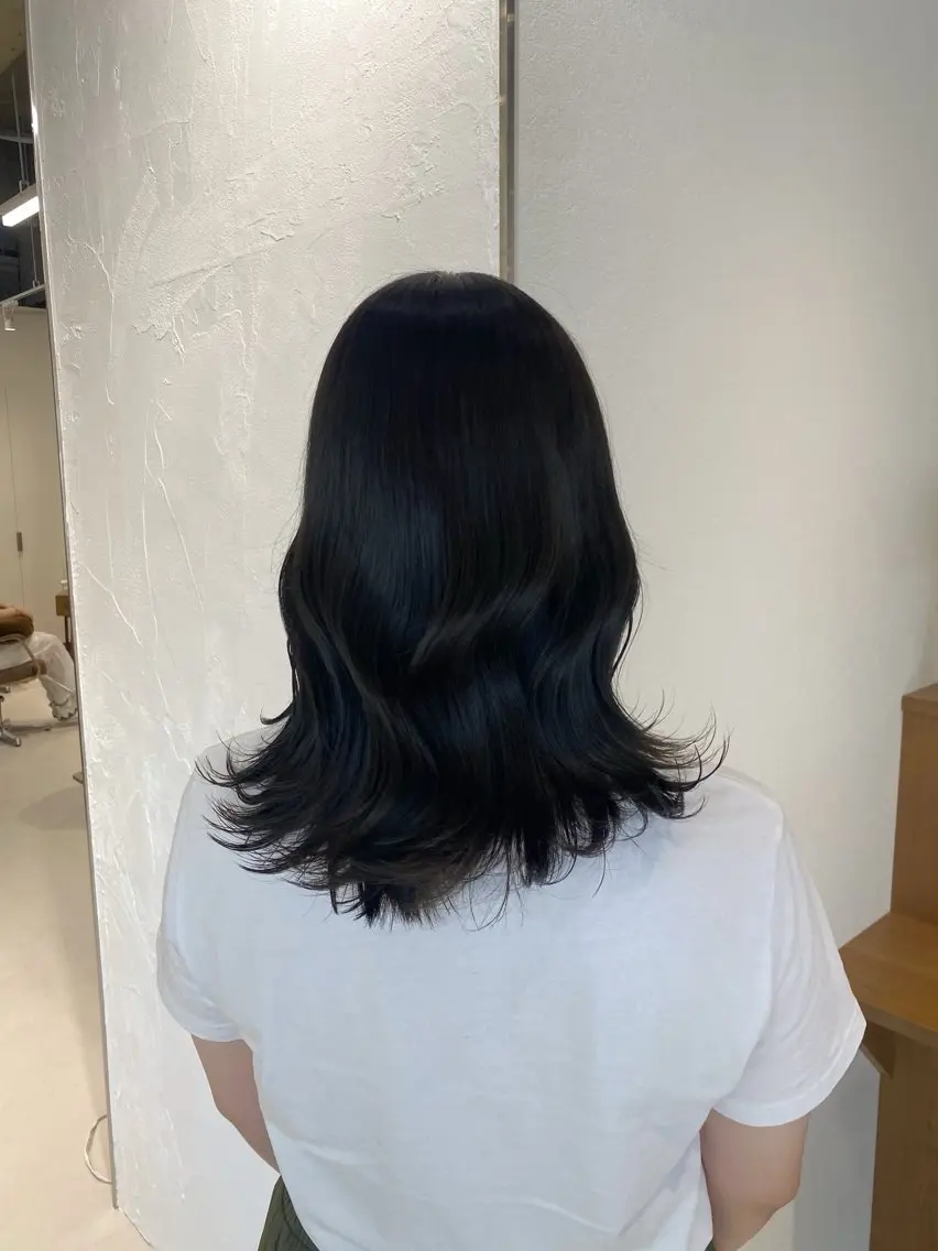 セミロング カラー 暖色カラー /ヘアアレンジ/花鈴のヘアスタイル