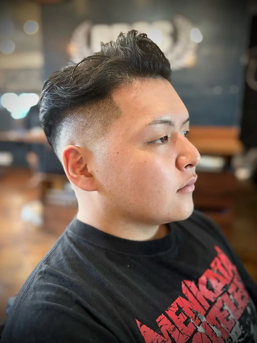 メンズ オールバック フェードカット 七三 スキンフェード 💈メンズ特化💈 フェード/RYUYAのヘアスタイル