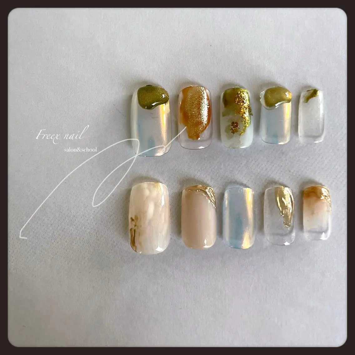 ネイル ニュアンスネイル ハンドネイル ハンドケア freex nail /ニュアンス/個性派のネイルデザイン