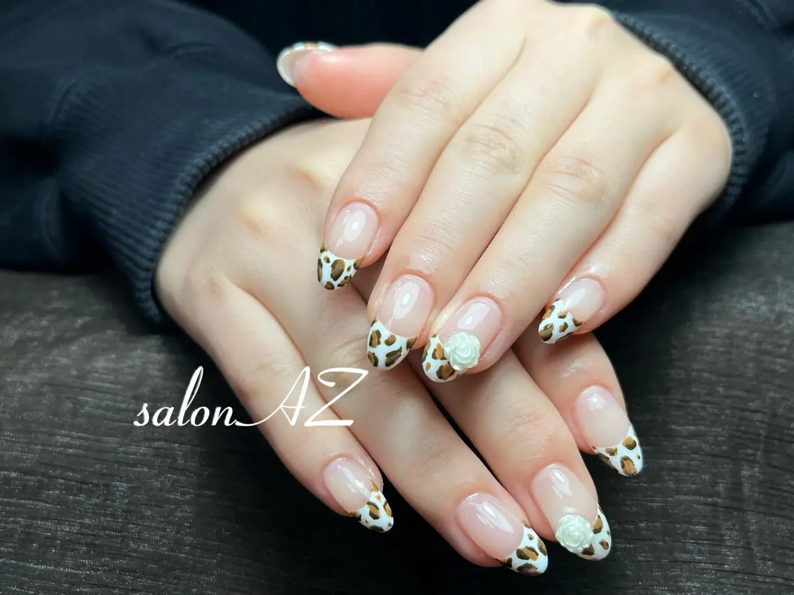 ネイル 長さ出し フットネイル フレンチネイル マグネットネイル ニュアンスネイル ハンドネイル salon AZのネイルデザイン