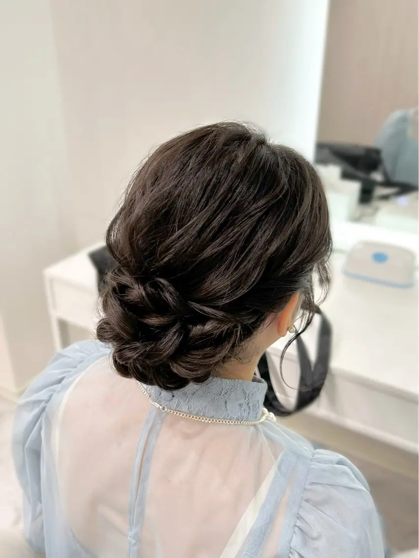 ロング ヘアアレンジ ヘアセット専門店 Rのヘアスタイル