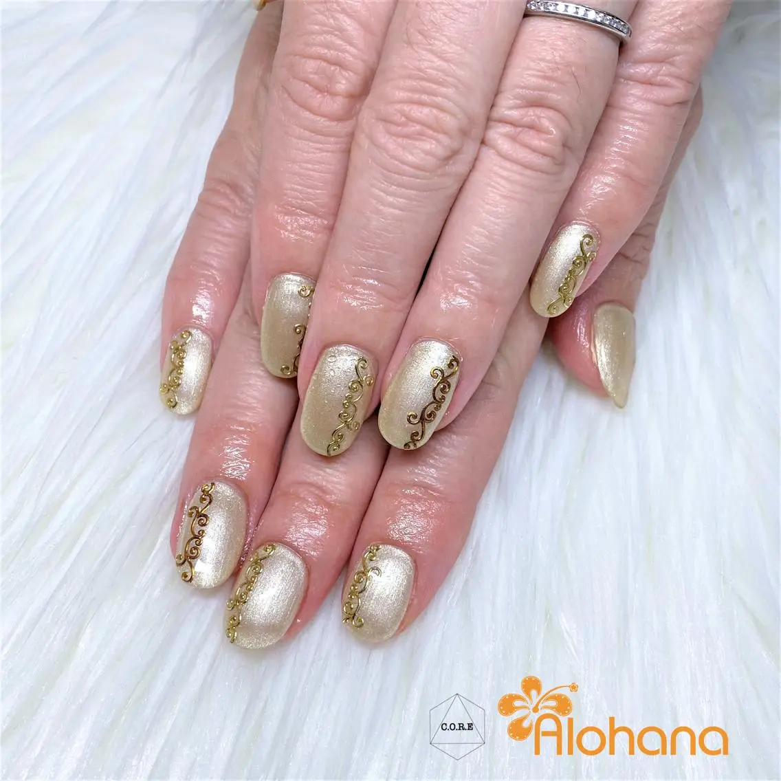 ネイル ハンドネイル Alohana Minaのネイルデザイン