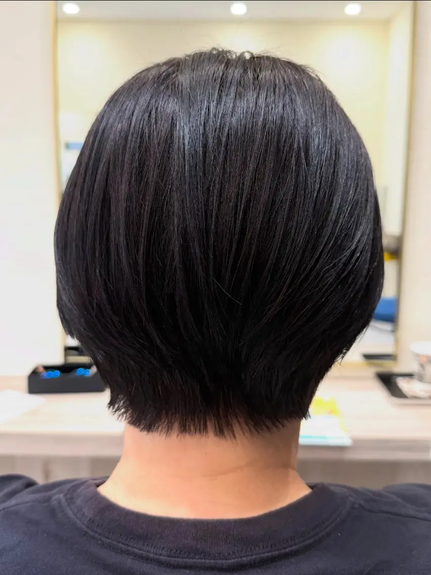 ショート カラー カット ヘアカラー トリートメント 長沖彩加/メンズ/ ツイスパ/ハイライトのヘアスタイル