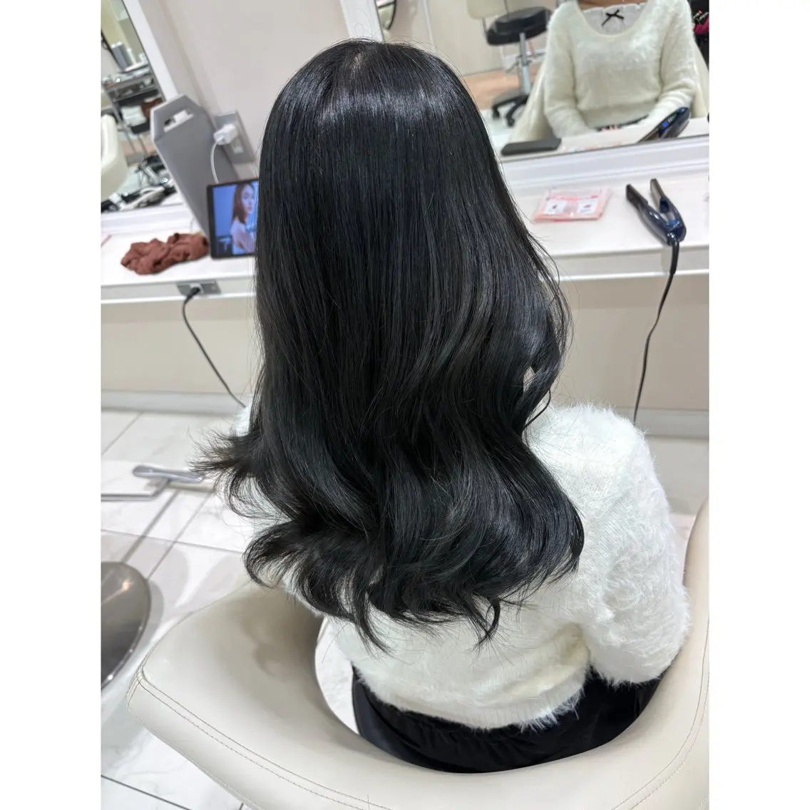 ロング カラー ヘアカラー トリートメント 韓国ヘア 🎀中川綾乃🎀のヘアスタイル