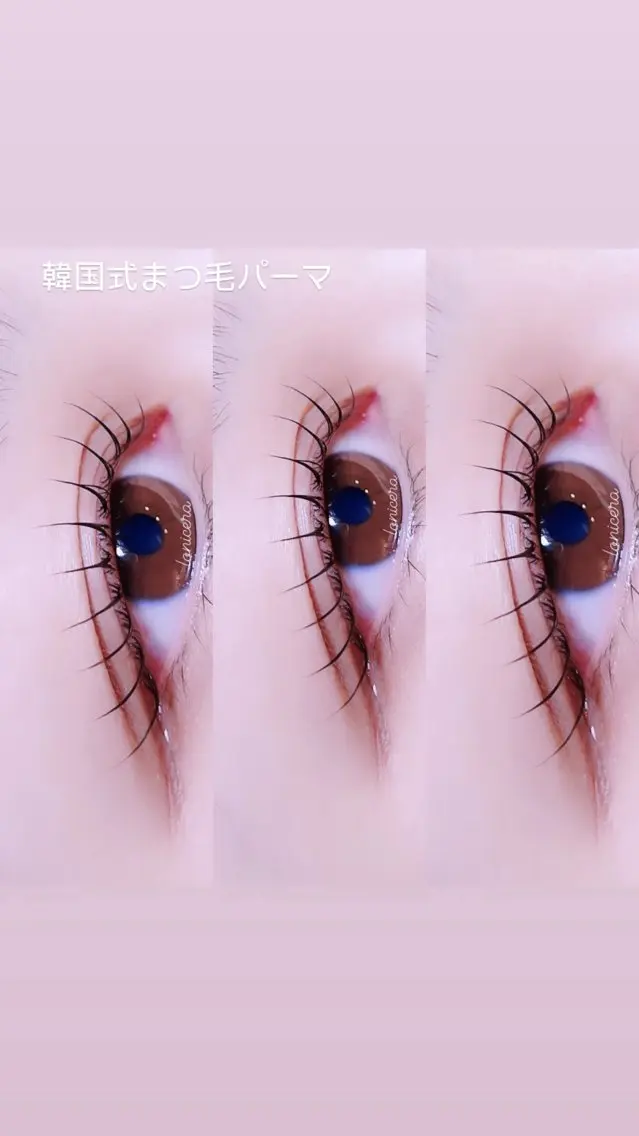 マツエク・マツパ 韓国風マツエク 一重×まつ毛パーマ ロニセラ アイラッシュのマツエク・マツパデザイン