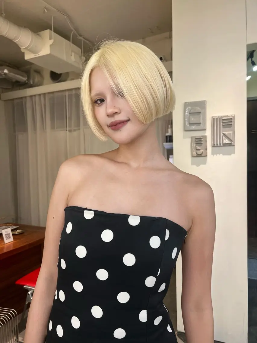ショート カラー カット ヘアカラー 圧倒的デザイン力 店長🎨RENAのヘアスタイル