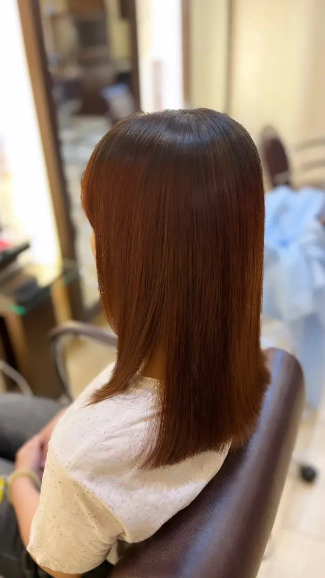 ミディアム 片岡 友輝のヘアスタイル