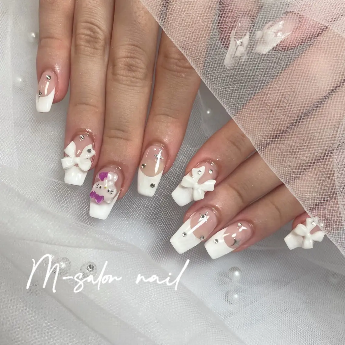 ネイル ハンドネイル 韓国/網紅/パーツ M-salonのネイルデザイン