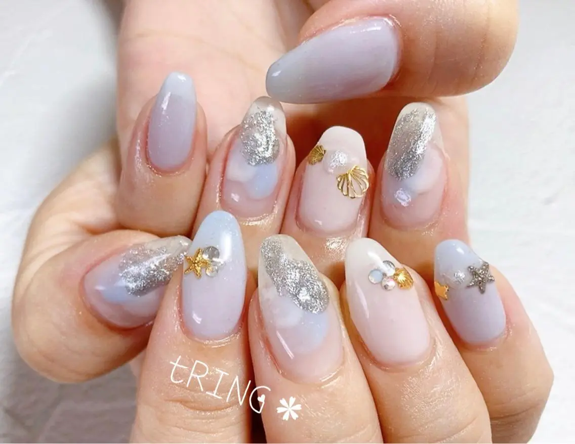 ネイル ハンドネイル tRING* しいの木台のネイルデザイン