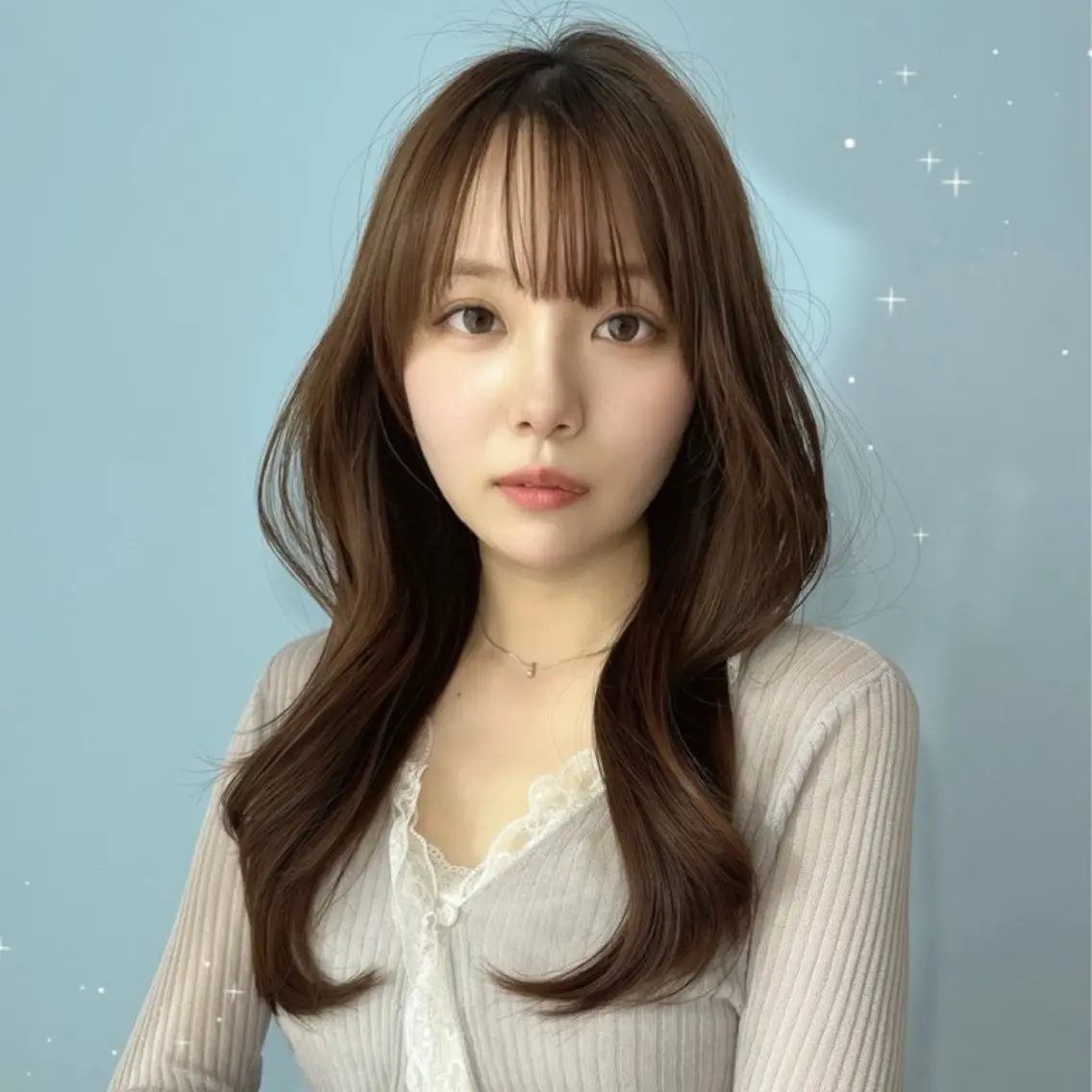 ロング くびれヘア カット ヘアカラー トリートメント 🩵HIYORI /栄/レイヤーカットのヘアスタイル
